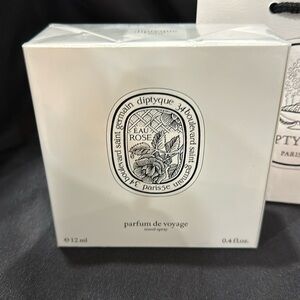 Diptyque travel spray Eau Rose 0.4fl oz 12ml refillable NIB